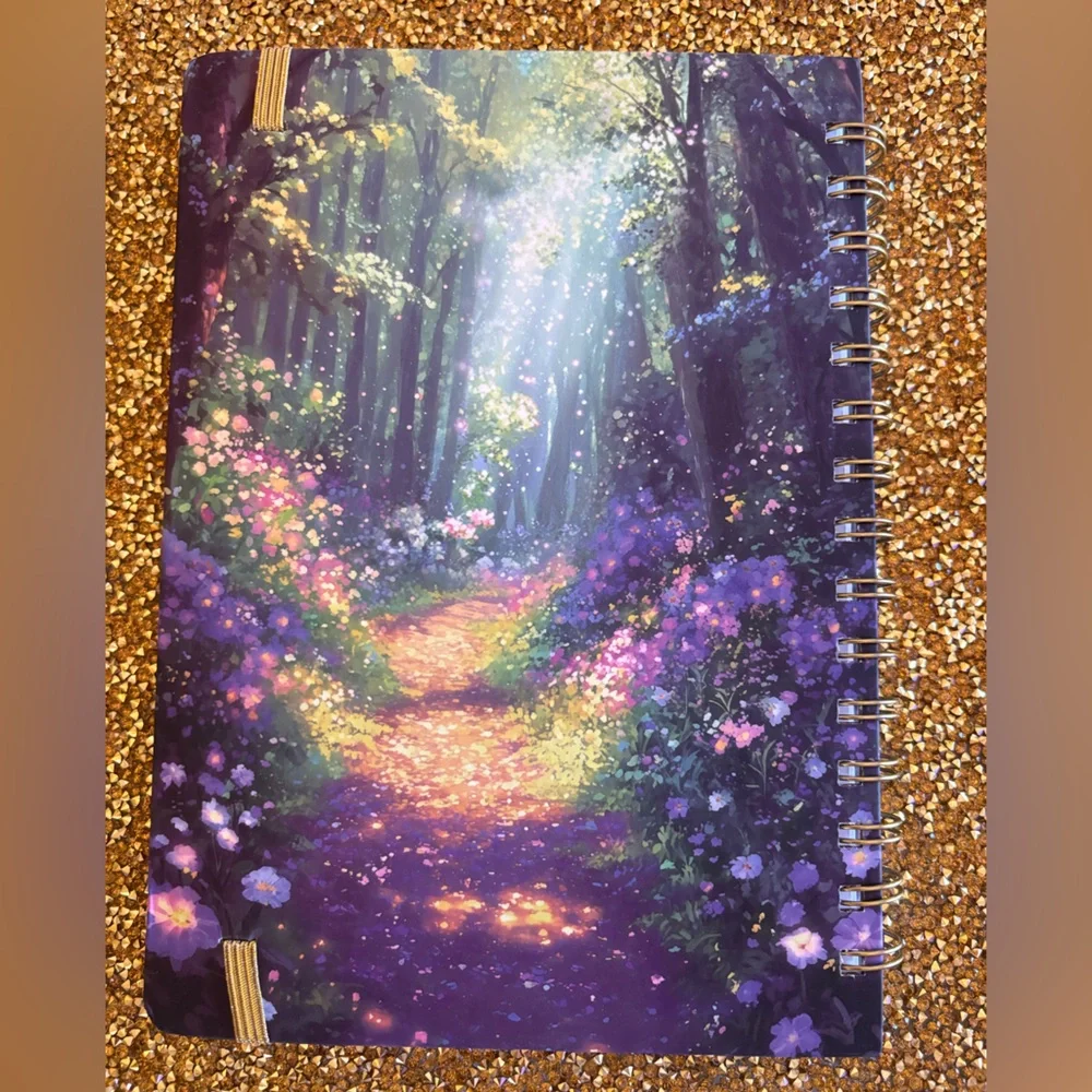 2026 NWT Weekly & Monthly Planner - Purple Floral Cover